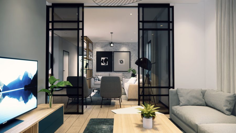 Villa familiale — Rendus 3D