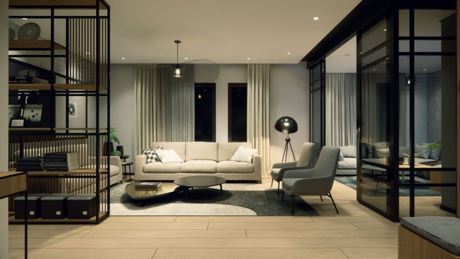 Villa familiale — Rendus 3D