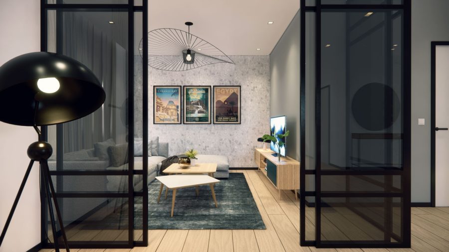 Villa familiale — Rendus 3D